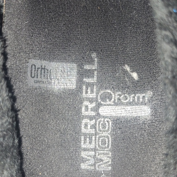 Merrell Air Cushion Shoe Ortholife Black brown white abstract print Encore Burst - Picture 7 of 7